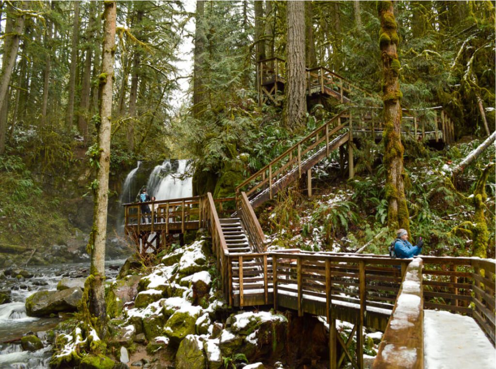 stocking creek falls winter
