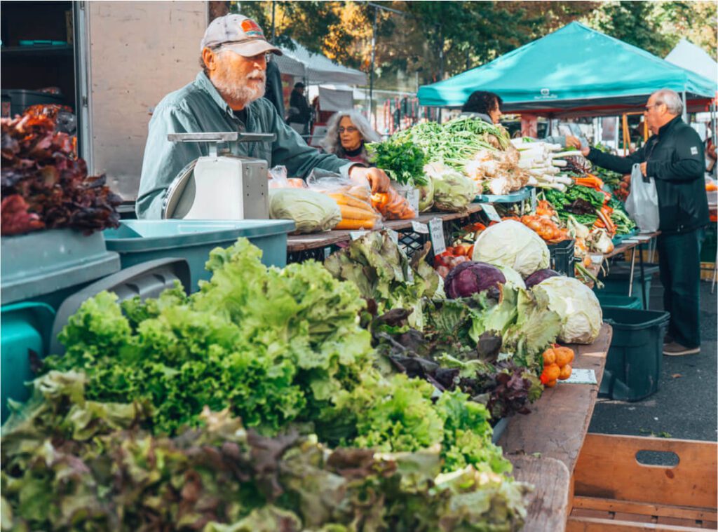 Farmers Market Duncan BC Canada
